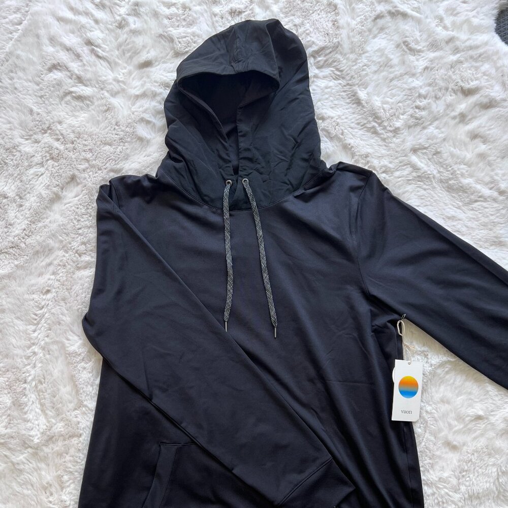 Vuori Men's Sunday Element Hoodie Black Size L NWT